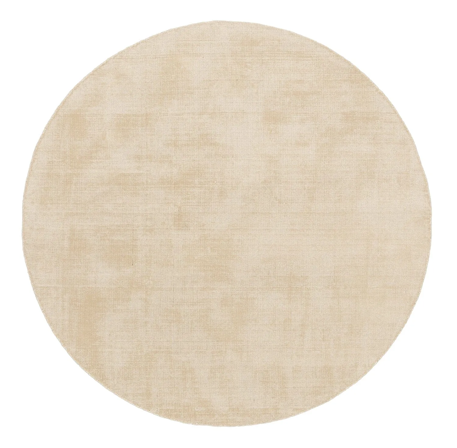 Alek Cream Handwoven PET Round Rugmodern color block patchwork rug