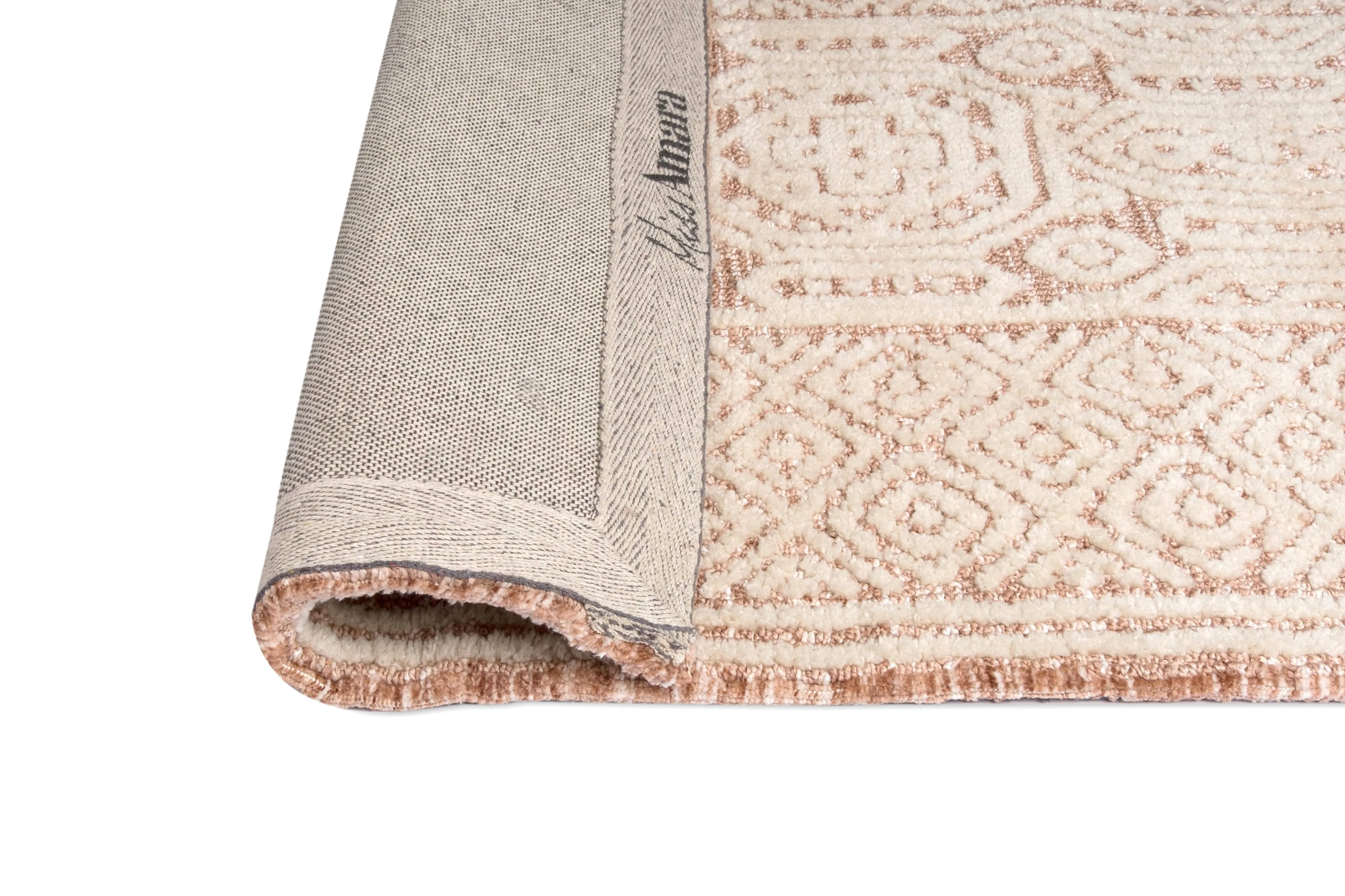 Alessandra Peach Ivory Runner Rug *NO RETURNS UNLESS FAULTY