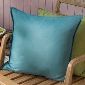 Alfresco Outdoor Square Oxford Cushion Tealbedding sets ,throw blankets 