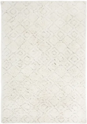 Alina Diamond Pattern Berber Wool Shag Rugmodern color block patchwork rug
