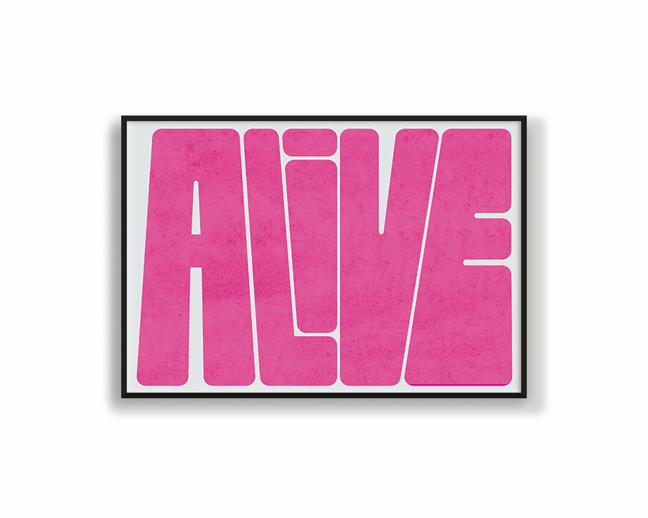 Alive Horizontalmodern abstract painting decor