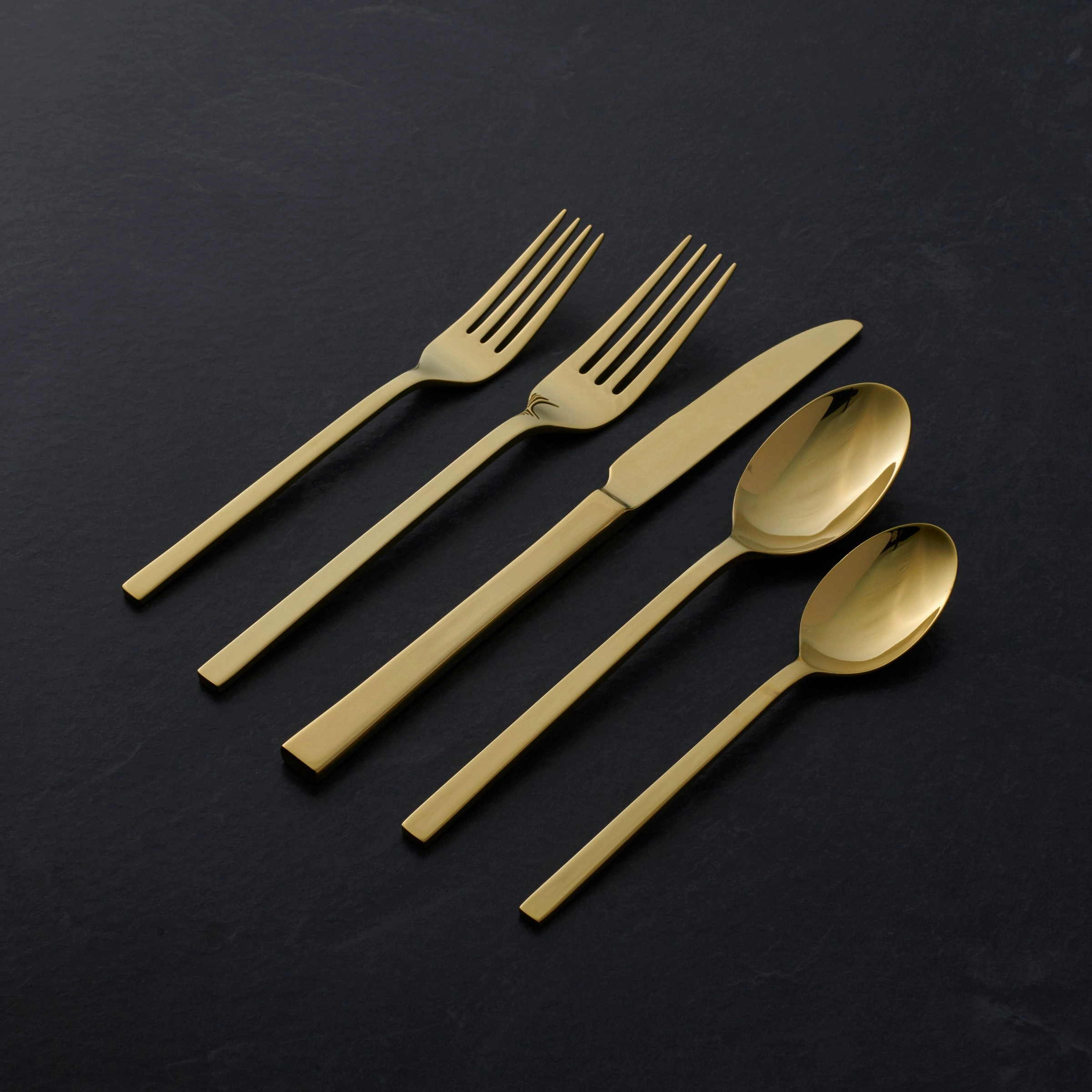 Allay Champagne 20 Piece Flatware Set