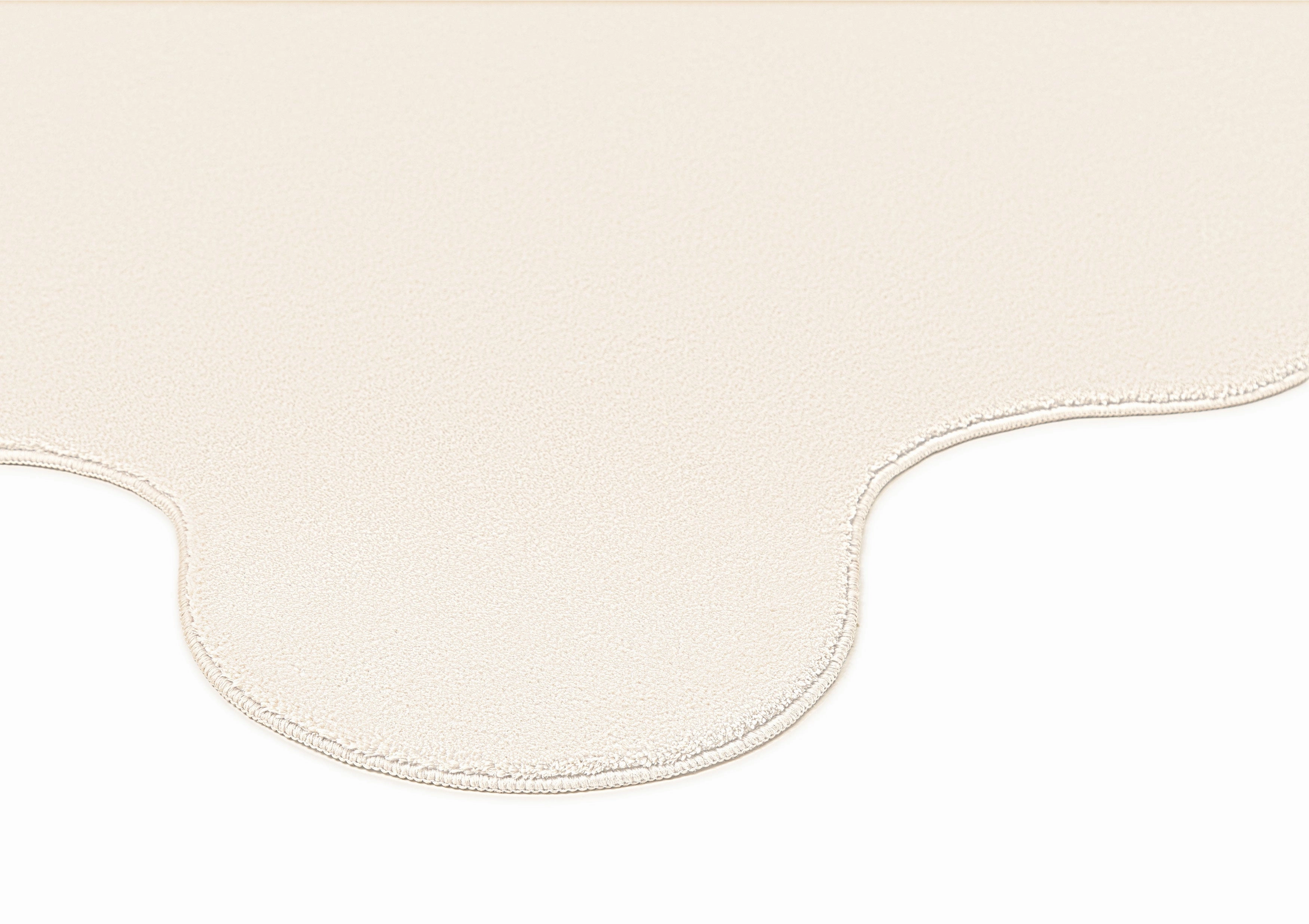 Allen Neutral Scallop Washable Rug