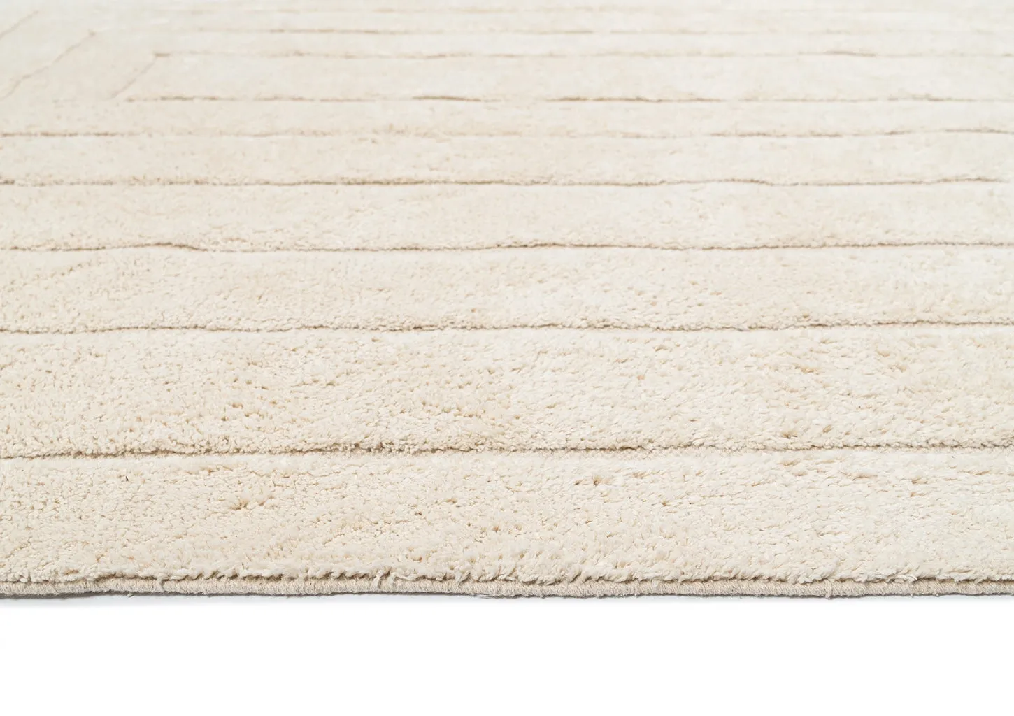 Allison Cream Beige Modern Cotton Washable Rug *NO RETURNS UNLESS FAULTY