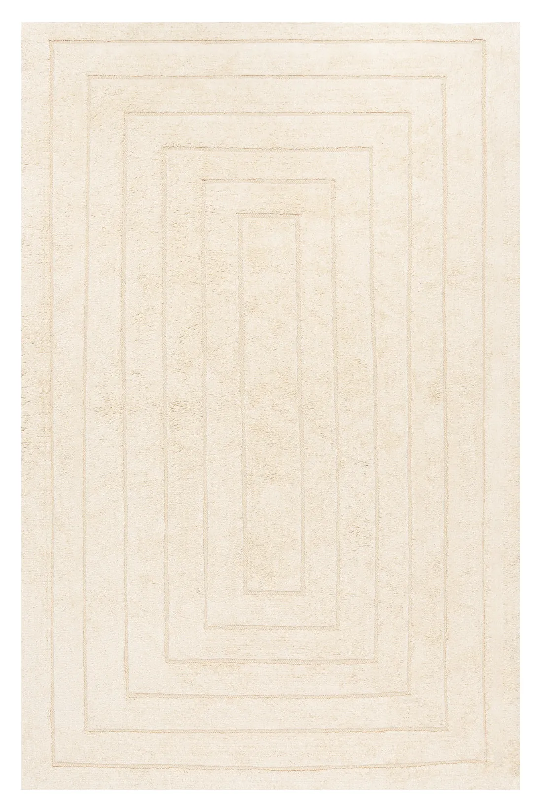 Allison Cream Beige Modern Cotton Washable Rug *NO RETURNS UNLESS FAULTYmodern color block patchwork rug