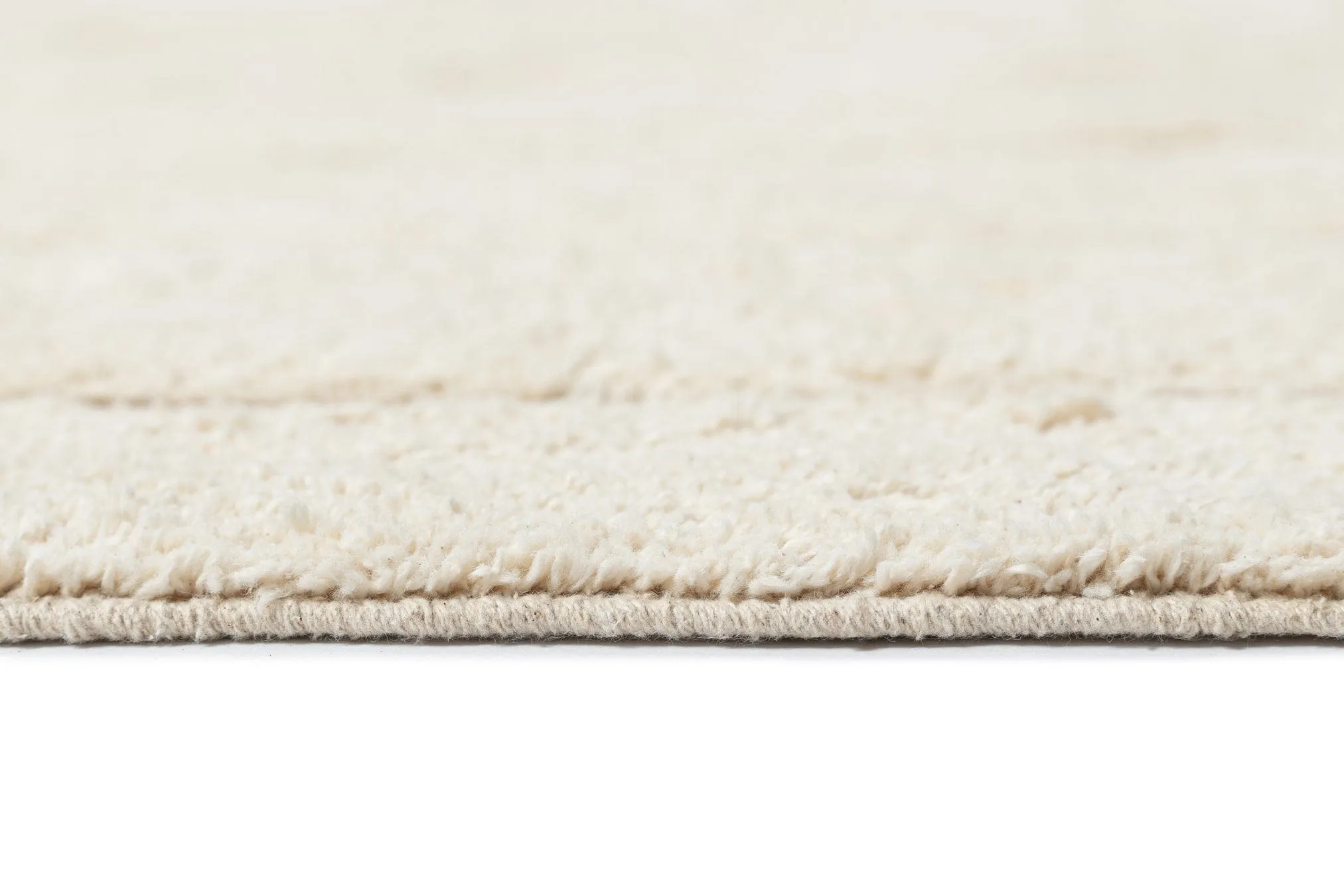 Allison Cream Beige Modern Cotton Washable Rug