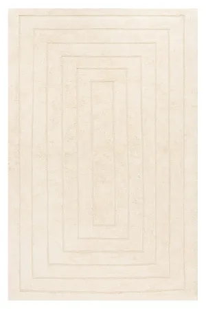 Allison Cream Beige Modern Cotton Washable Rugmodern color block patchwork rug