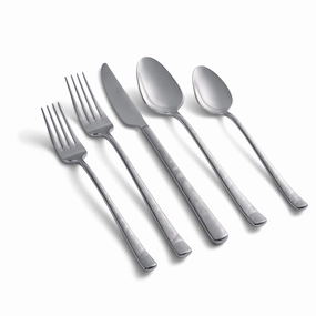 Almada Mirror 20 Piece Flatware Seteco-friendly bamboo fiber tableware set 