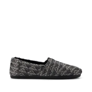 Alpargata Black Cozy Global Woven