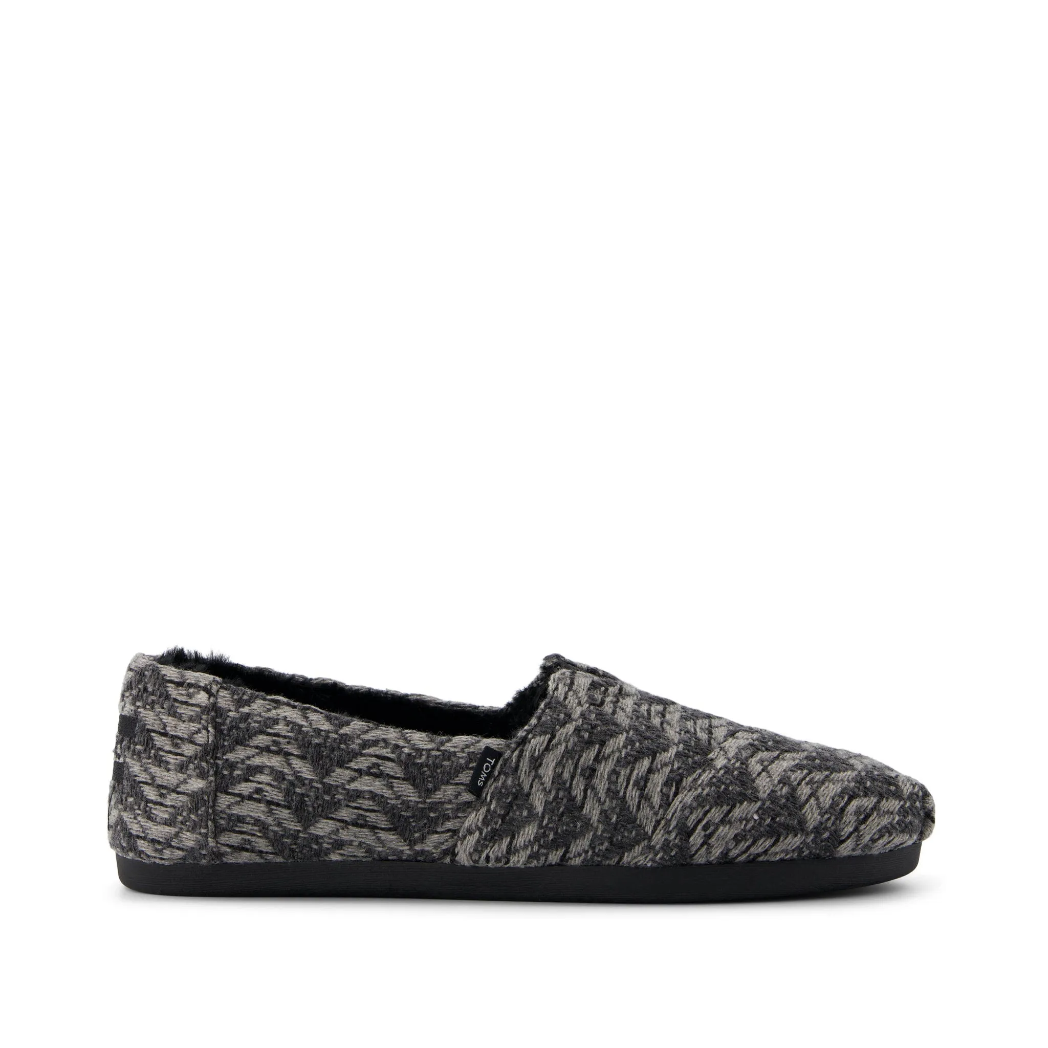 Alpargata Black Cozy Global Woven