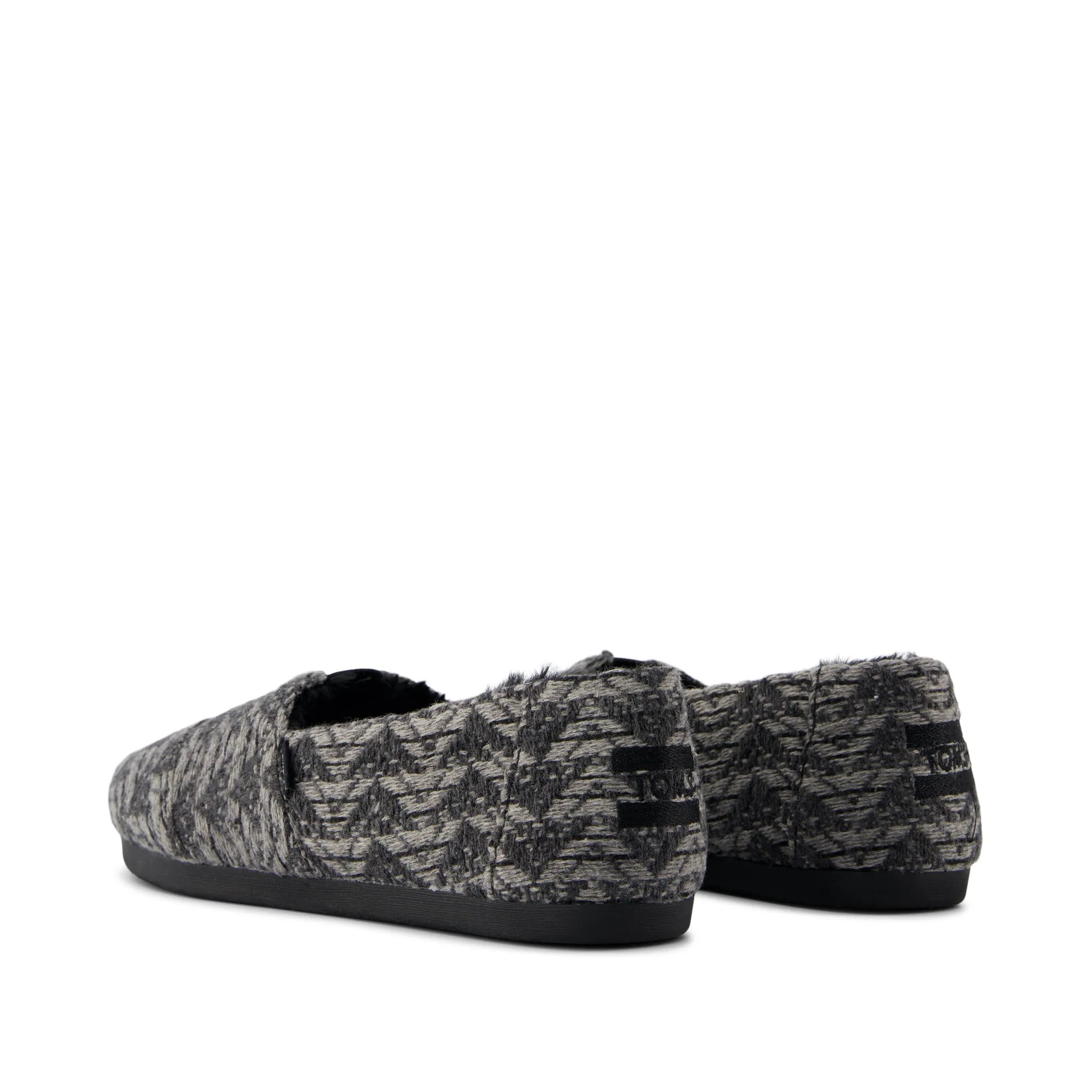 Alpargata Black Cozy Global Woven
