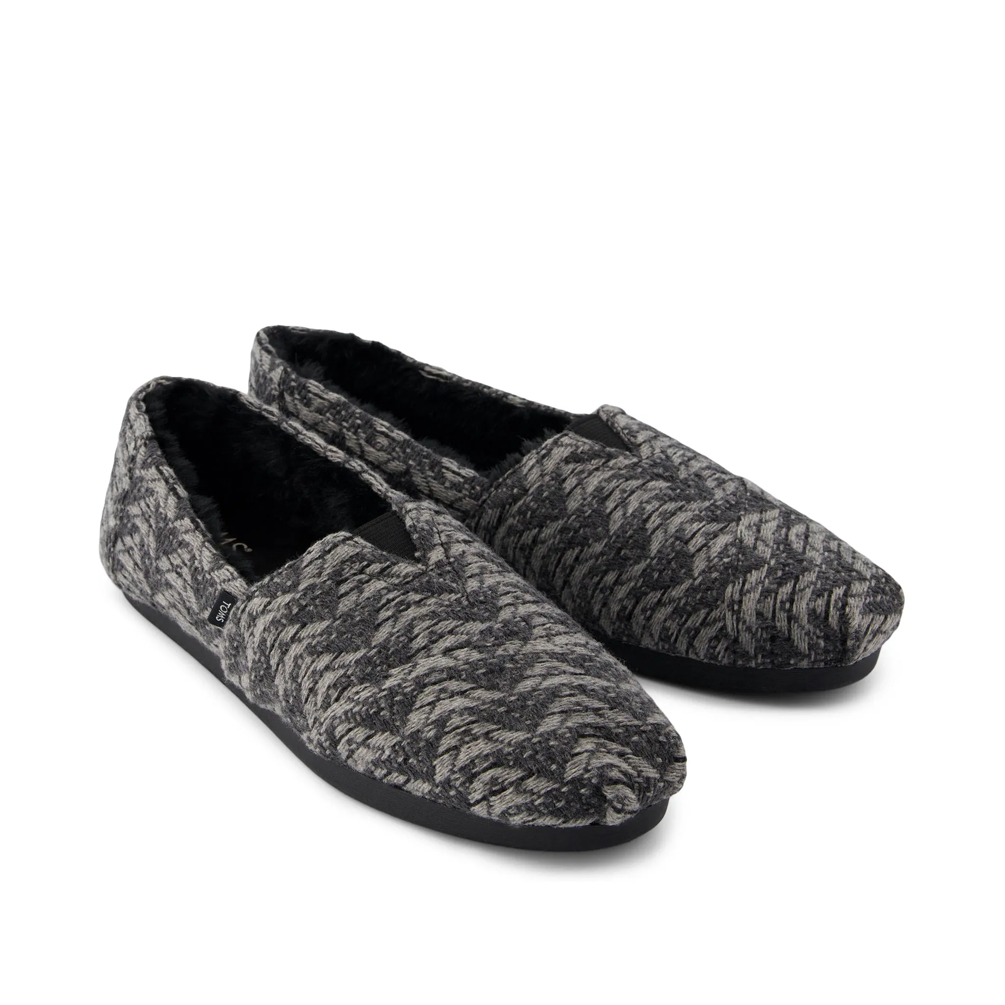 Alpargata Black Cozy Global Woven