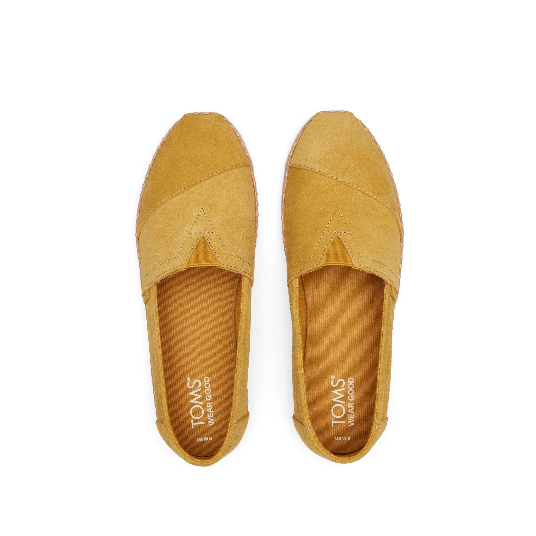 Alpargata Gold Suede Leather Wrap