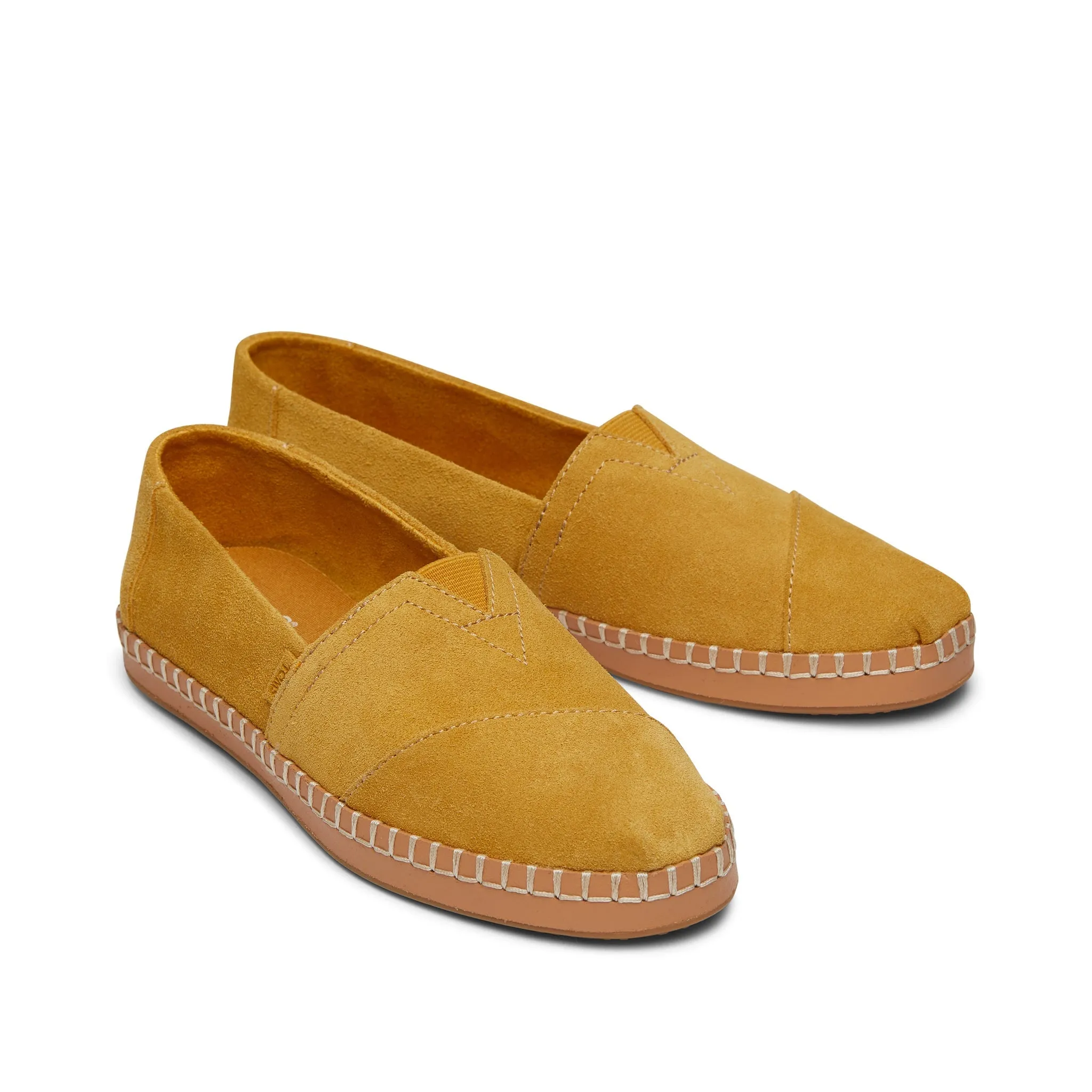 Alpargata Gold Suede Leather Wrap