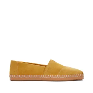 Alpargata Gold Suede Leather Wrap
