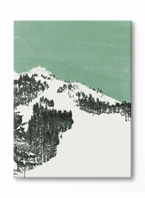 Alpine Slopes, Canvasindoor decorative canvas print