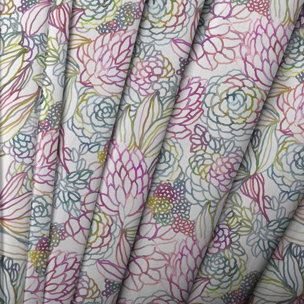 Althorp Printed Made to Measure Curtains Sorbet
