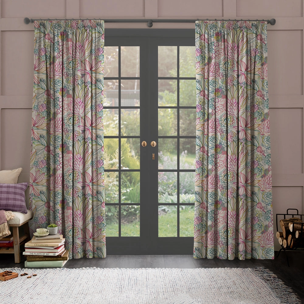 Althorp Printed Made to Measure Curtains Sorbet