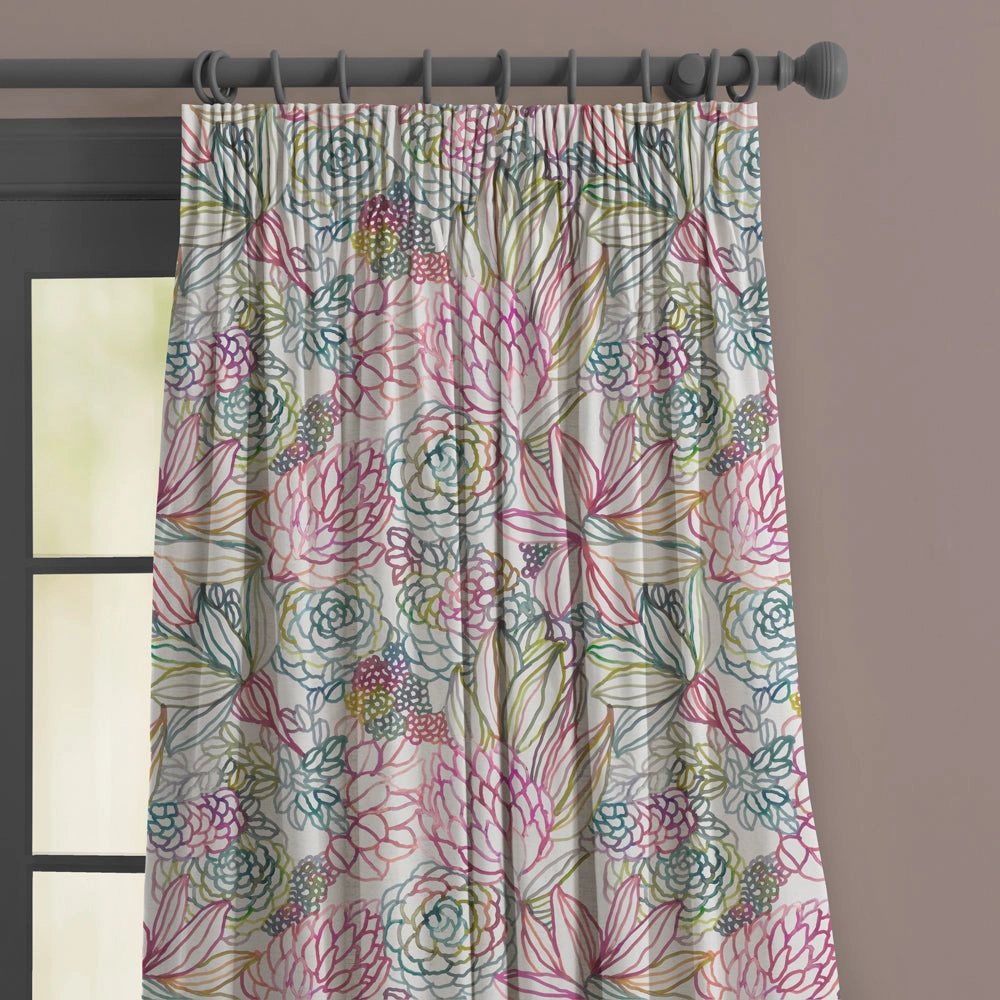Althorp Printed Made to Measure Curtains Sorbet
