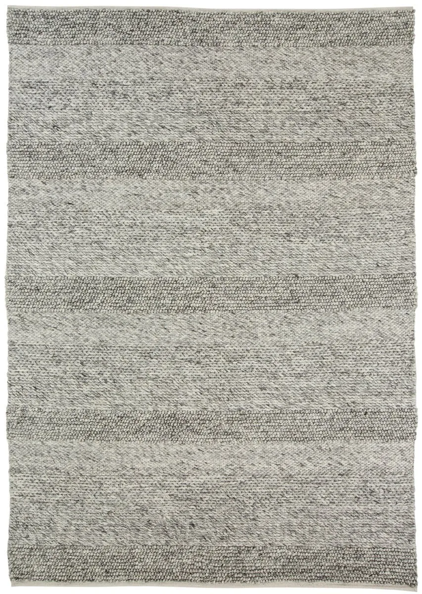 Amalie Grey Braided and Looped Rug *NO RETURNS UNLESS FAULTYmodern color block patchwork rug