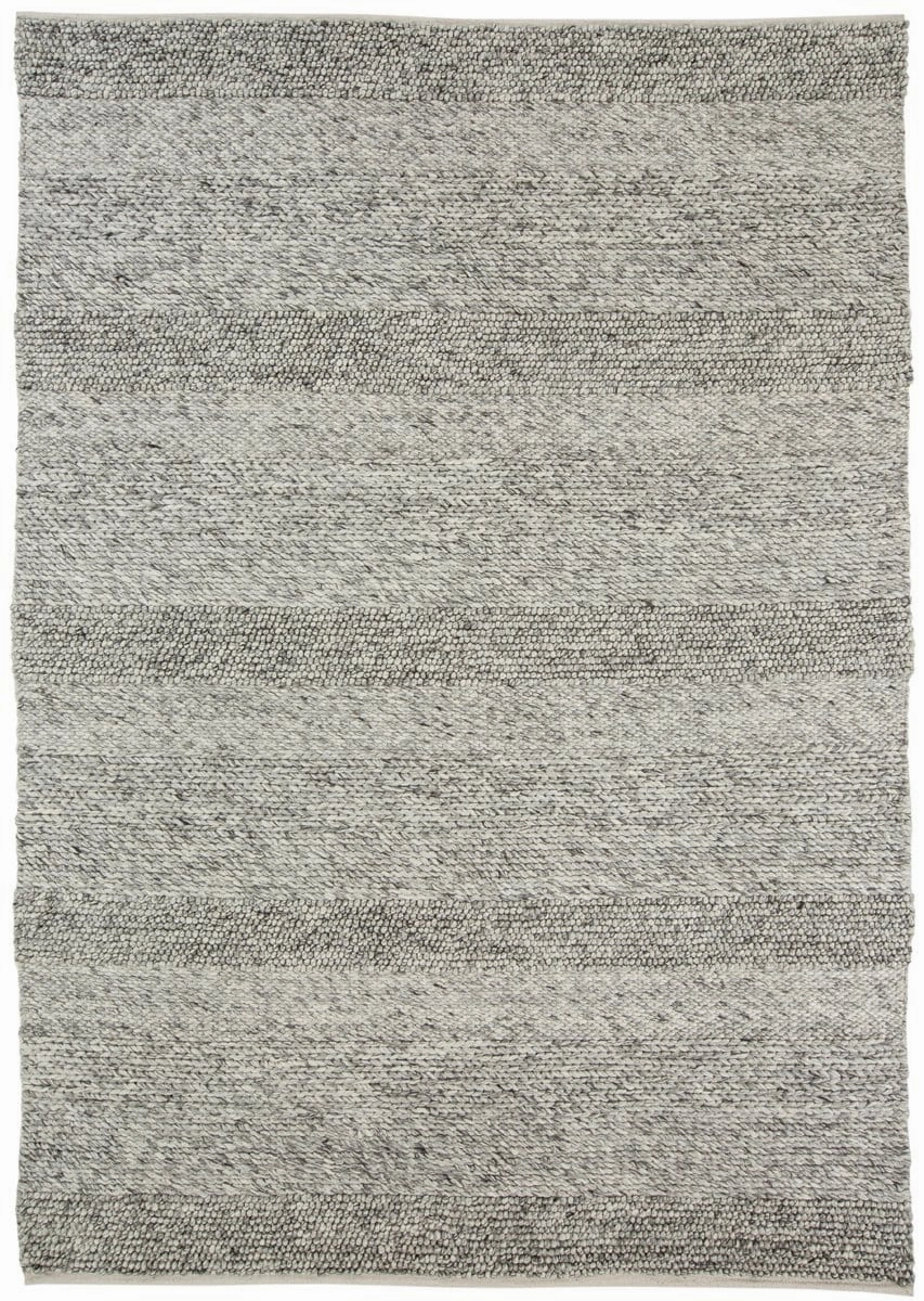 Amalie Grey Braided and Looped Rug *NO RETURNS UNLESS FAULTYmodern color block patchwork rug