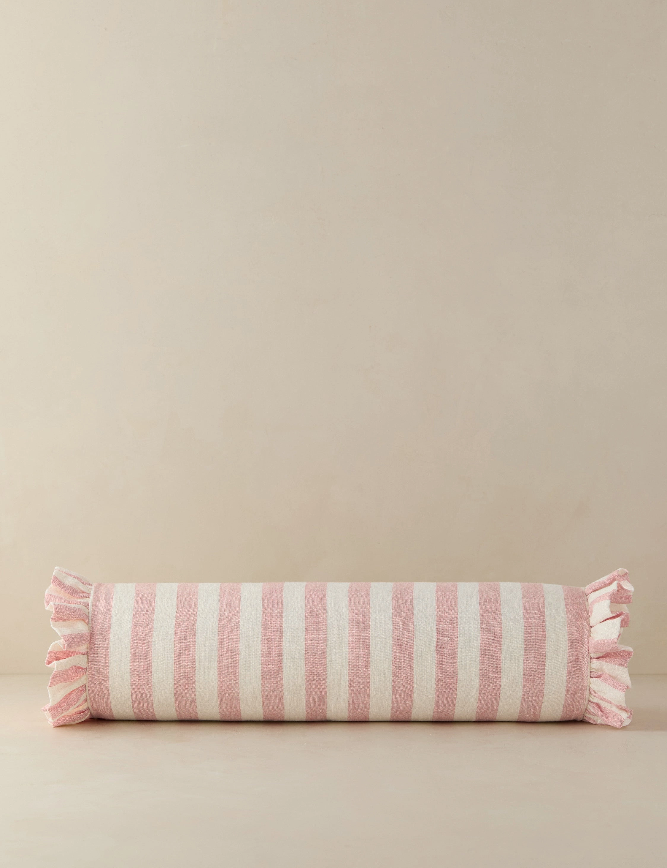 Amaroso Linen Ruffle Bolster Pillowbedding sets ,throw blankets 