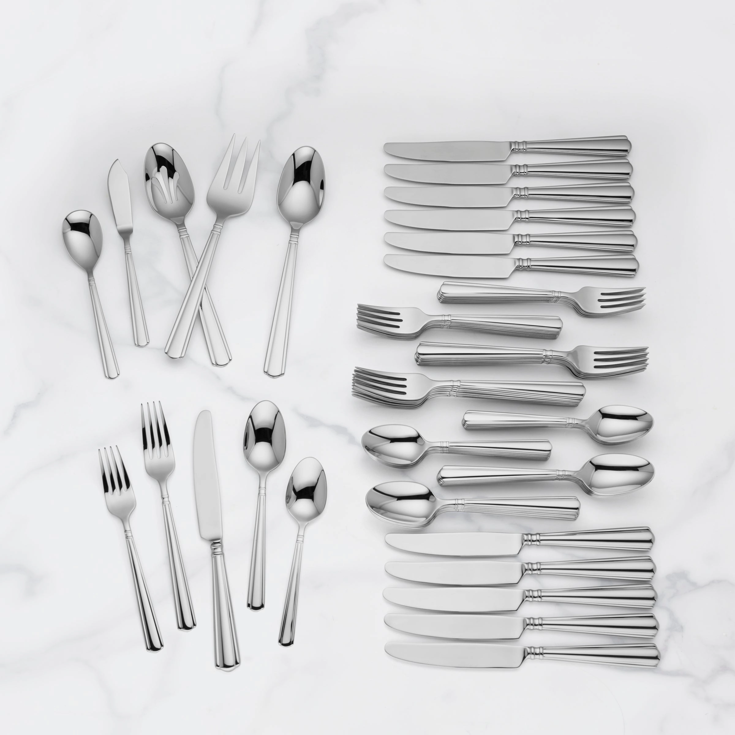 Amber Hill 65 Piece Flatware Set