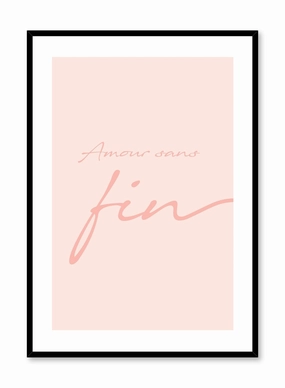 Amour Sans Fin in Pink, Posterpop culture themed posters