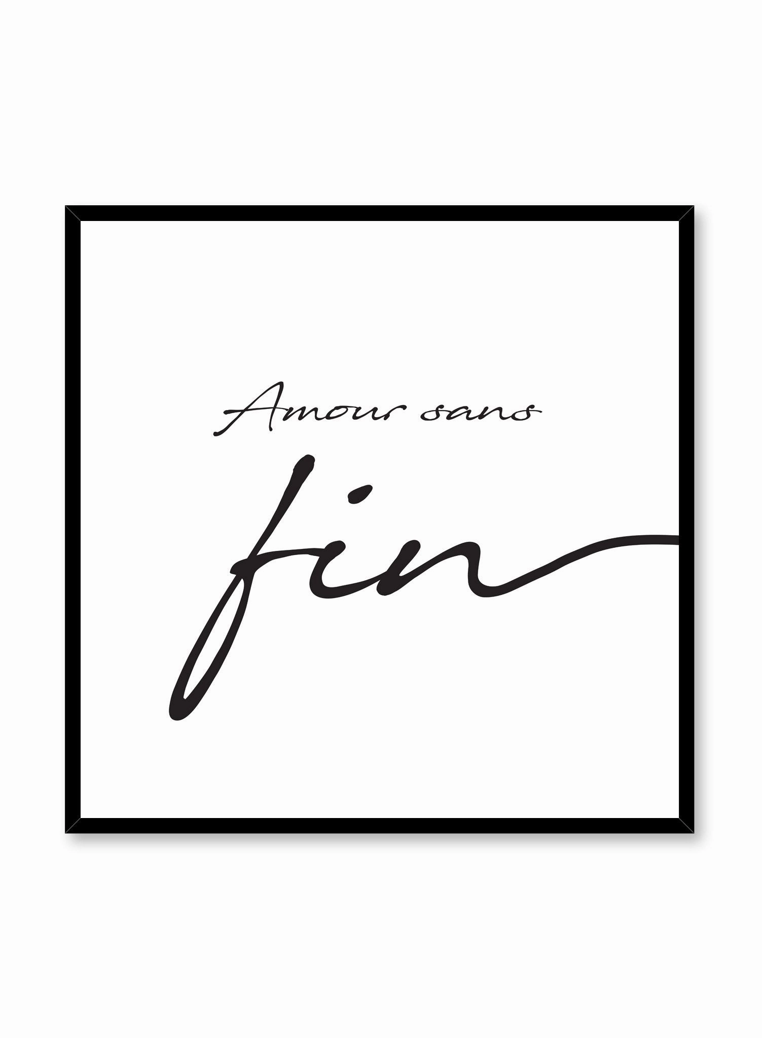 Amour Sans Fin, Poster