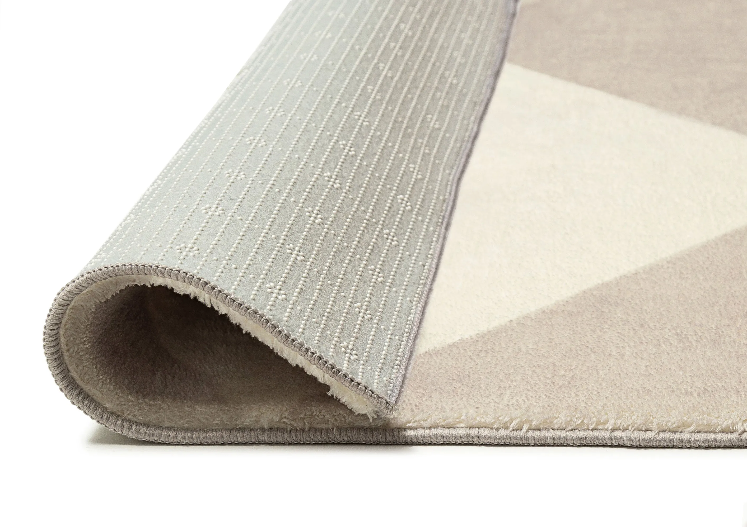Anastasia Grey Cream Checkered Washable Rug *NO RETURNS UNLESS FAULTY