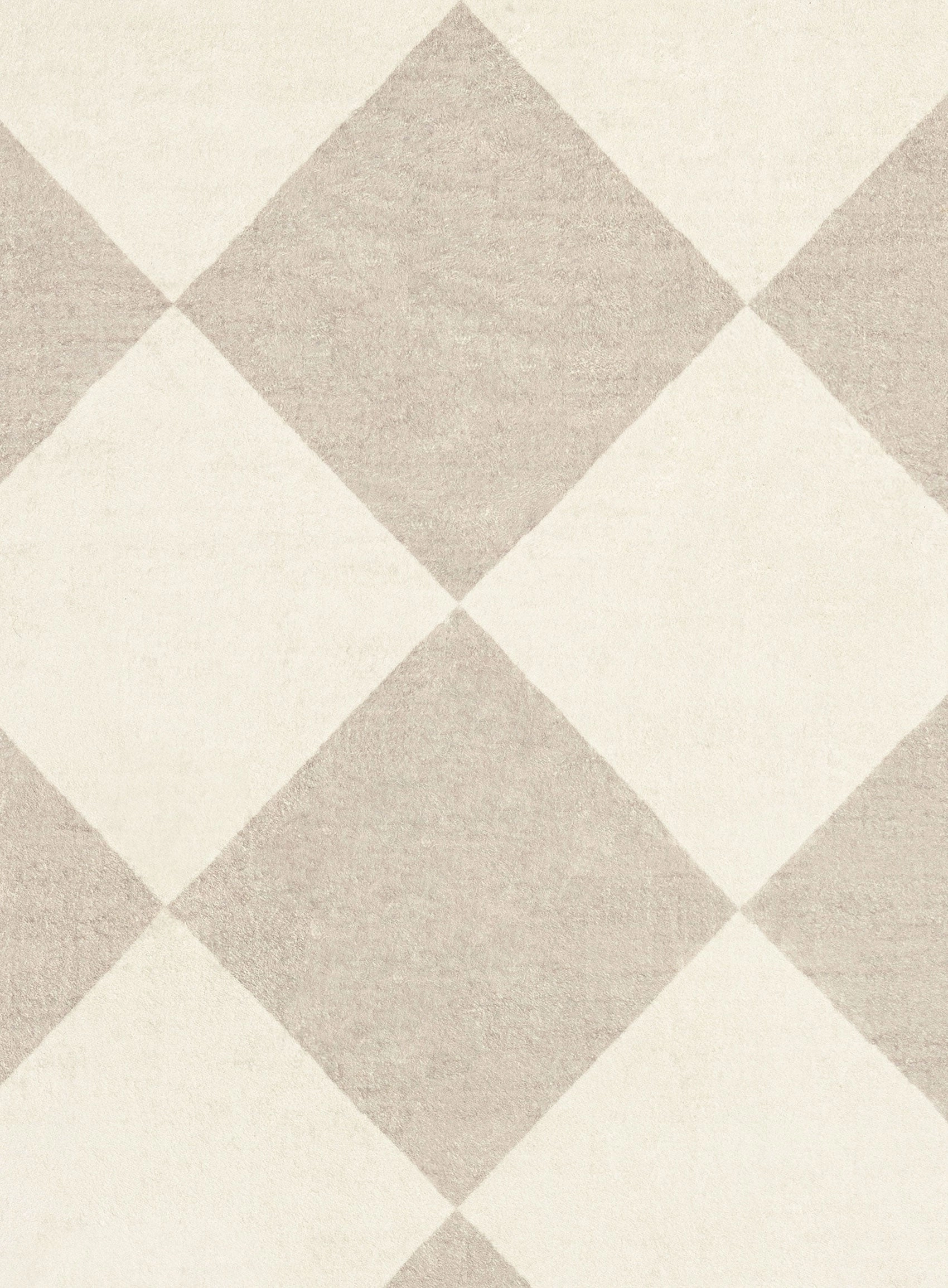 Anastasia Grey Cream Checkered Washable Rug *NO RETURNS UNLESS FAULTY
