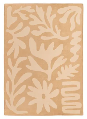 Anca Peach Shapes Rollie Pollie Playmatmodern color block patchwork rug