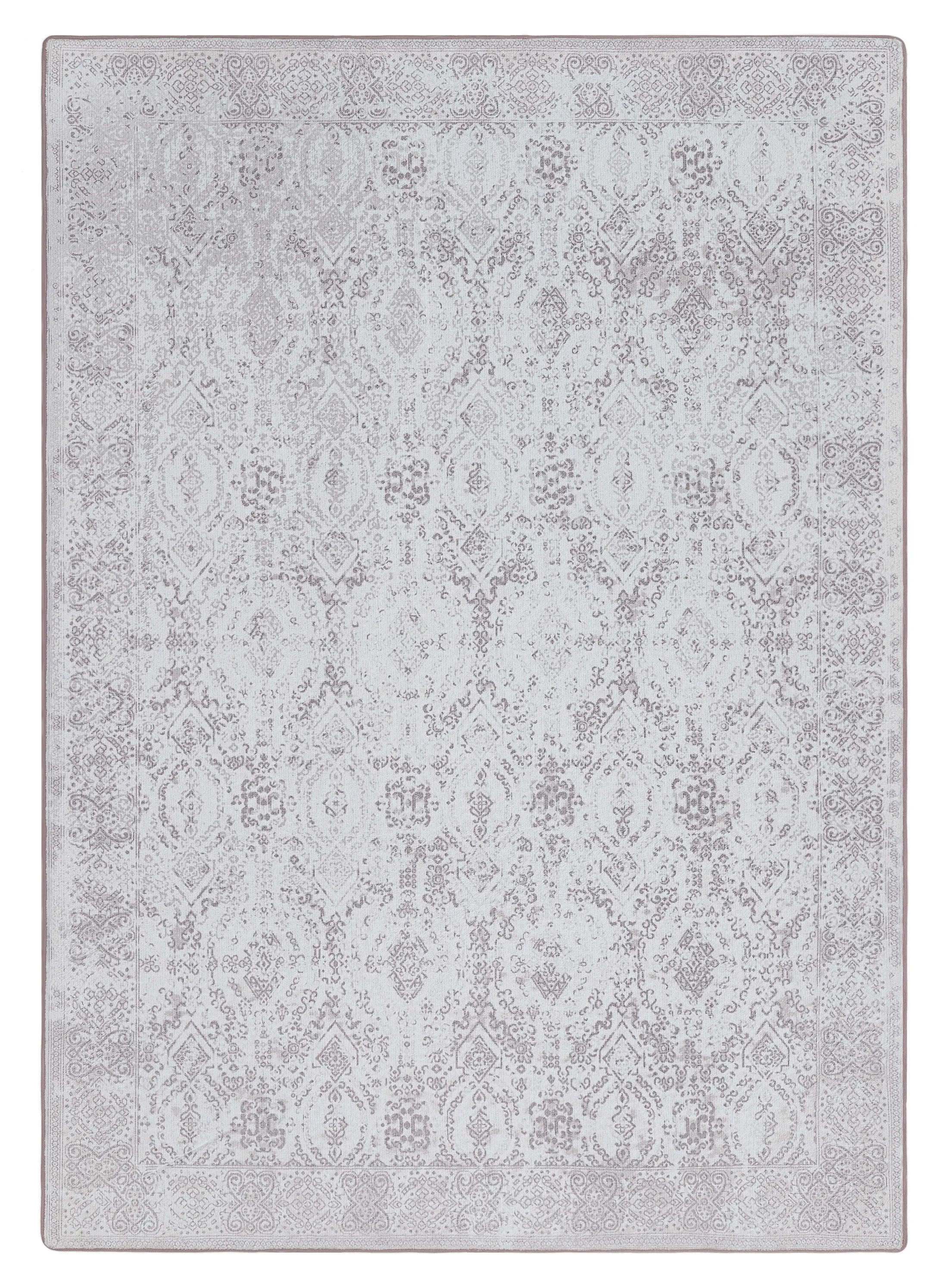 Andi Grey Plush Rollie Pollie Playmatmodern color block patchwork rug