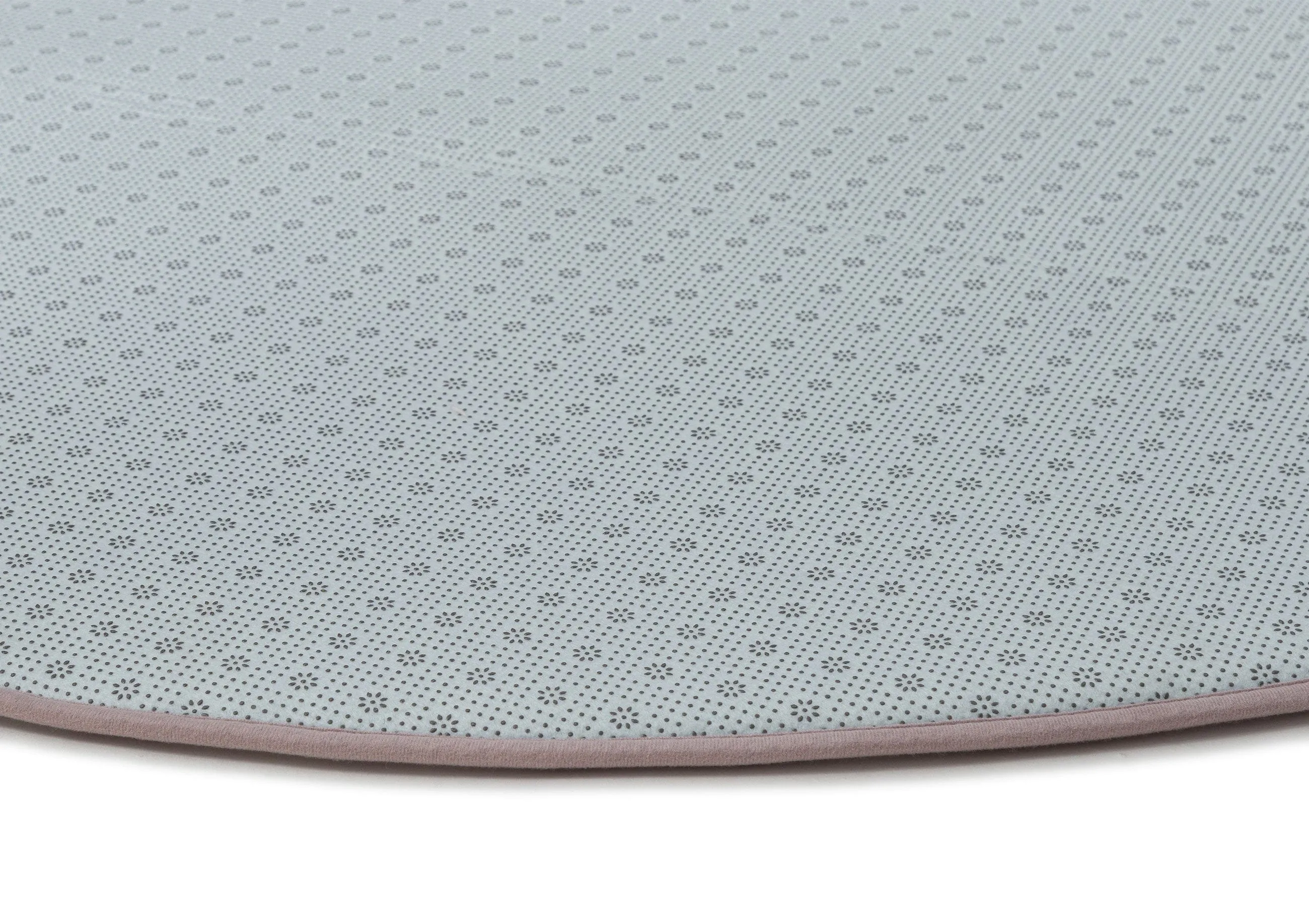Andi Grey Plush Rollie Pollie Round Playmat