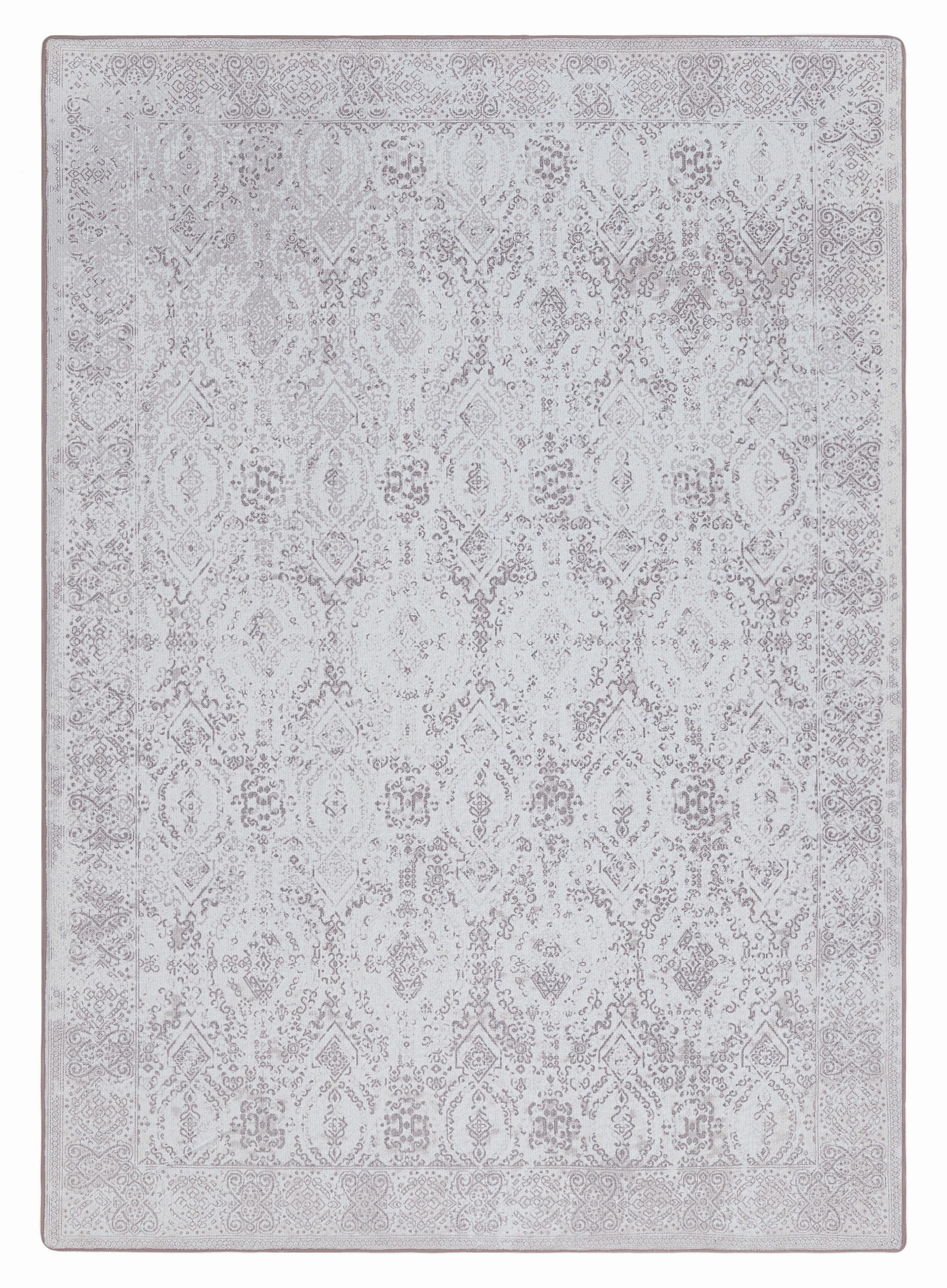 Andi Grey Plush Rollie Pollie Playmatmodern color block patchwork rug