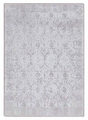 Andi Grey Plush Rollie Pollie Playmatmodern color block patchwork rug