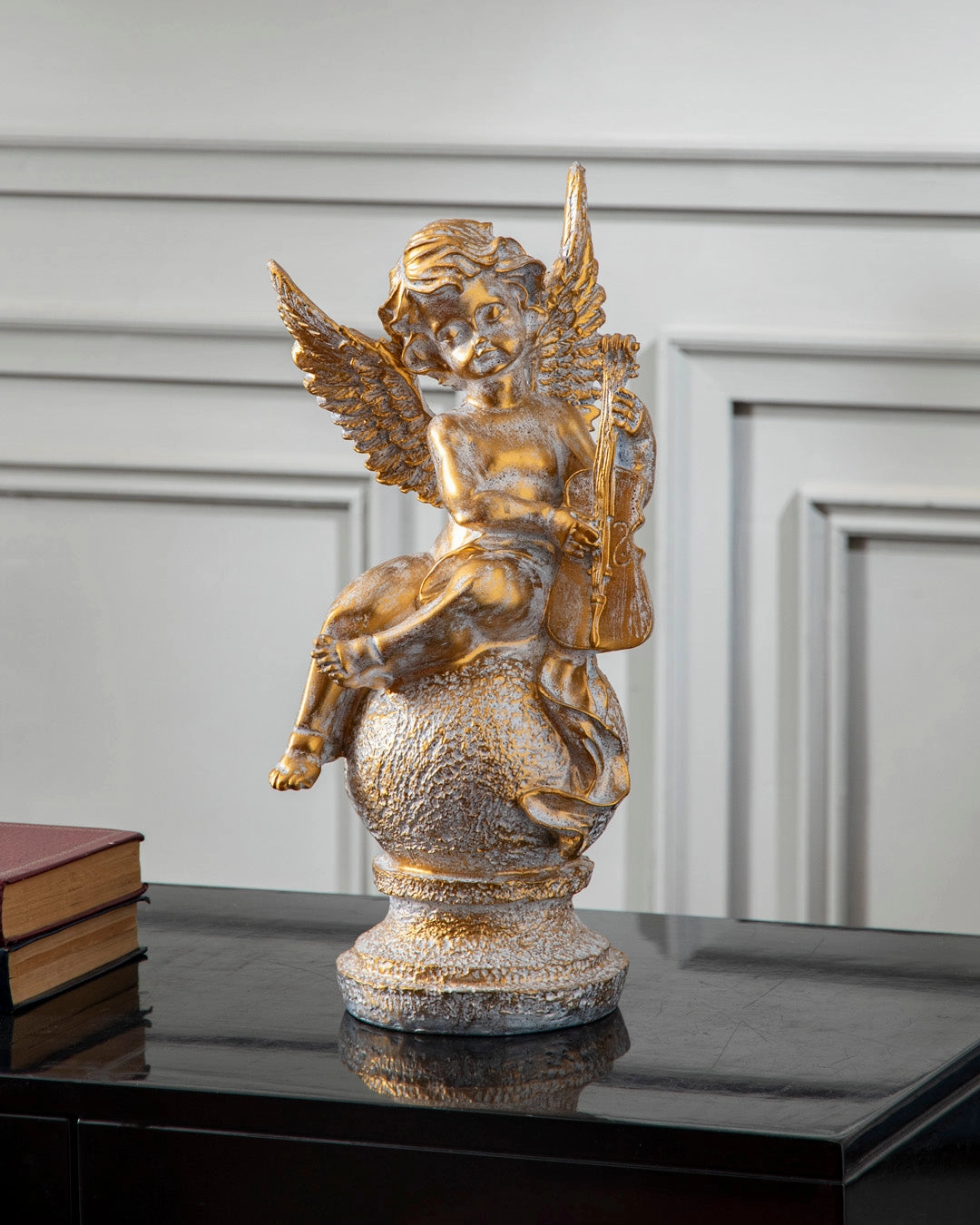 Angel Cherub Playing Mandolinhome decor ,wall decor 