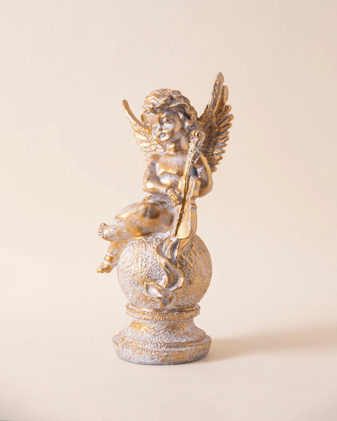 Angel Cherub Playing Mandolin