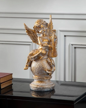 Angel Cherub Playing Mandolinhome decor ,wall decor 