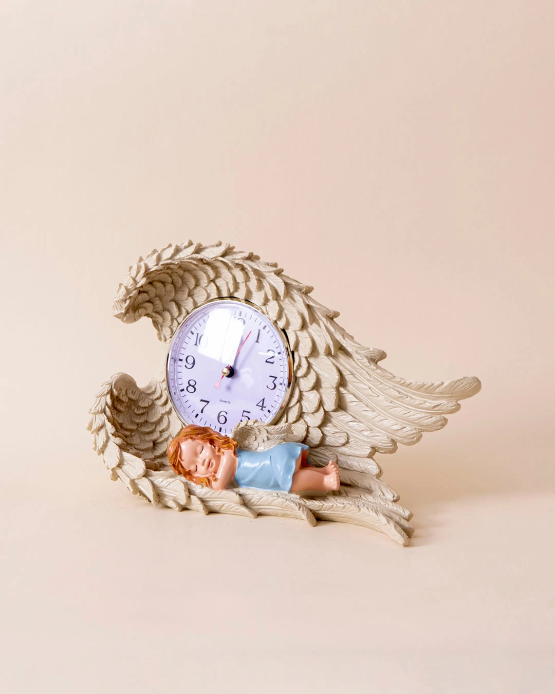 Angel Wings Table Clock