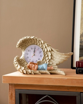 Angel Wings Table Clockhome decor ,wall decor 