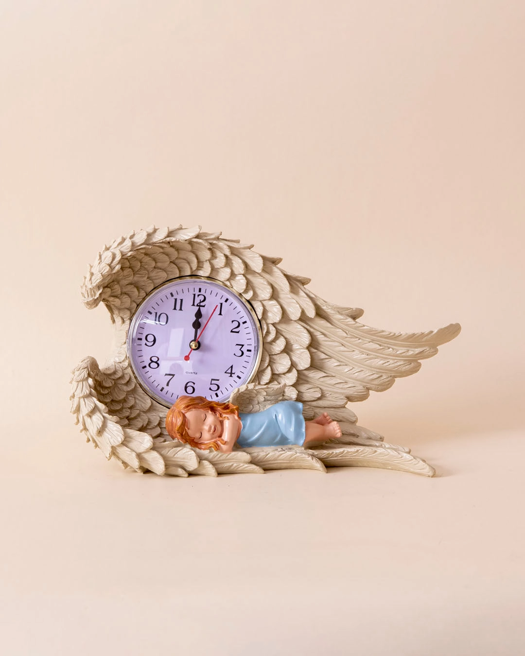 Angel Wings Table Clock