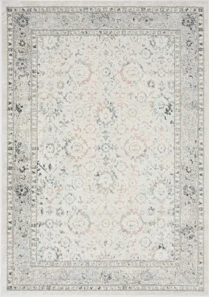 Anine Cream And Grey Multi-Colour Traditional Floral Rugmodern color block patchwork rug