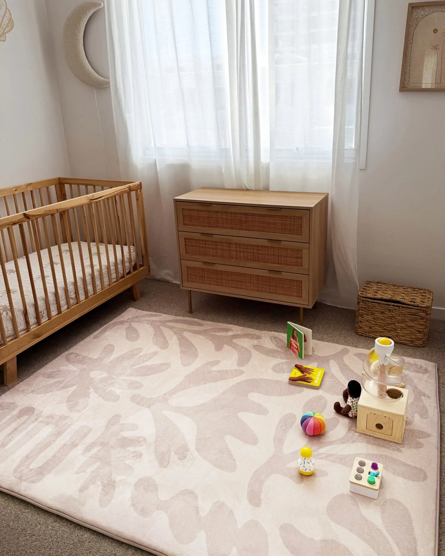Antem Cream Beige Shapes Rollie Pollie Playmat