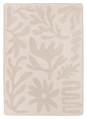 Antem Cream Beige Shapes Rollie Pollie Playmatmodern color block patchwork rug
