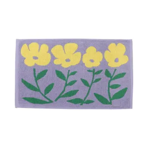 Antibacterial And Deodorizing Towel Mat Flower Purplepadded toilet seat cover ,memory foam toilet seat cushion 