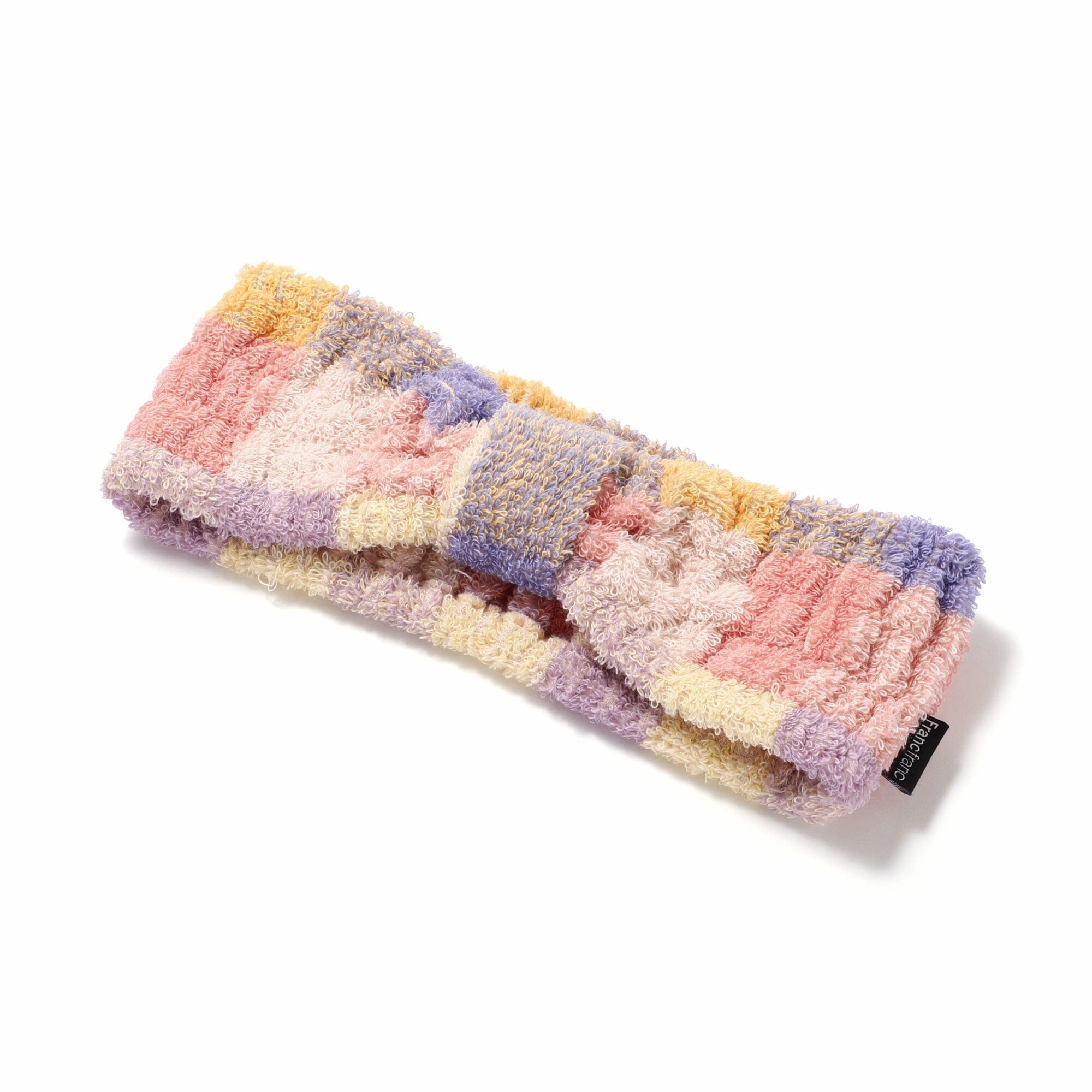 Antibacterial And Deodorant Mixed Check Hair Band Yellow