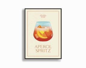 Aperol Spritzmodern abstract painting decor