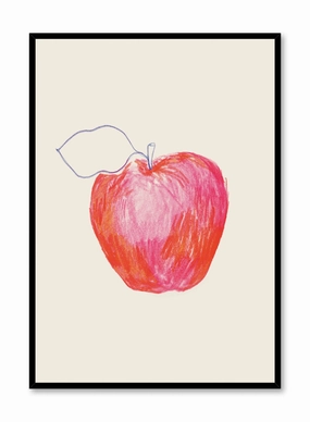 Apple Study in Reds, Posterpop culture themed posters