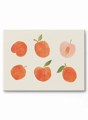 Apricot Paper Collage, Canvasindoor decorative canvas print